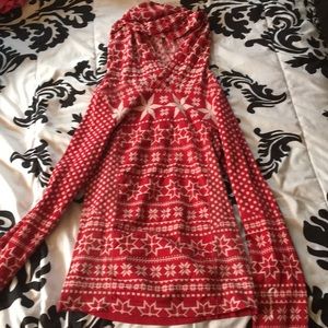 Workout shirt with hood